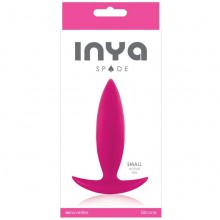 Inya «Spades - Small - Pink» тонкая анальная пробка-массажер простаты, NSN-0551-14, бренд NS Novelties, цвет Розовый, длина 10 см.