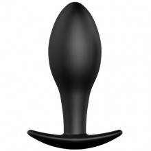 Анальный стимулятор «Black Pretty Love», цвет черный, Baile BI-040038 N, длина 8.5 см., со скидкой