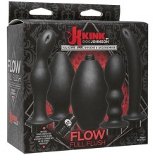     Kink Flow Full Flush Set Anal Douche & 4 Accessories, 2401-20 BX DJ,  Doc Johnson