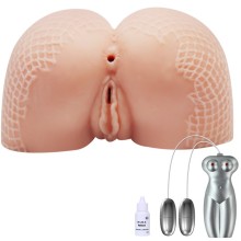 Мастурбатор-искусственная вагина с двойной вибрацией, Baile BM-009182, длина 15 см.