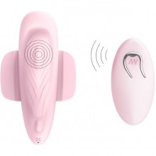 Клиторальный стимулятор Fairy Boat на пульте ДУ, Baile BI-014415W, длина 11.5 см.