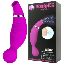 Вибростимулятор клиторальный «Sucking Romance Massage Pecker», Baile MC22, цвет Розовый