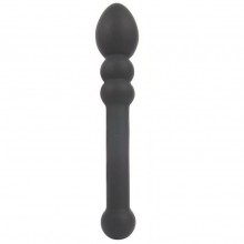 Анальный стимулятор-фаллос, длина 210 мм, диаметр 30x40 мм, цвет черный, Sex Expert SEM-55089, длина 21 см.