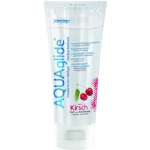 Съедобная смазка для секса AQUAglide «Вишня», объем 100 мл, 11791, бренд JoyDivision, 100 мл.