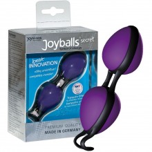 Joyballs Secret вагинальные шарики сиреневые со смещенным центром тяжести, 85 гр, 15004, бренд JoyDivision, длина 10.5 см.