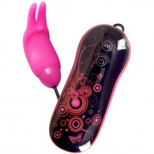 Вибропуля со стимулятором клитора «Smile Funky Rabbit», цвет розовый, Orion 5821070000, длина 7 см.