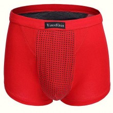 Магнитные боксеры «Vince Klein», размер S, цвет красный, 861116, бренд Jiangxi Xinxinag, со скидкой