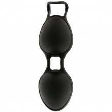 Joyballs Secret вагинальные шарики черные со смещенным центром тяжести, 85 грамм, 15001, длина 10.5 см.
