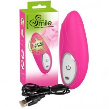 Smile клиторальный стимулятор, бренд Orion, цвет Розовый, длина 12 см.
