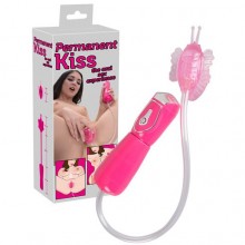 Клиторальный стимулятор «Permanent Kiss», бренд Orion, из материала Пластик АБС, цвет Розовый, длина 33 см.