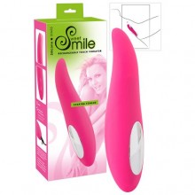 Smile «Shaking Tonque» клиторальный вибратор, бренд Orion, цвет Розовый, длина 17 см.