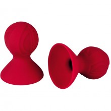 Помпа для сосков «Nipple Teaser», цвет красный, Smile 5174960000, коллекция You2Toys, длина 7 см.