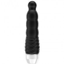 Женский вагинальный вибратор «Lirah Black», цвет черный, Shots Media SH-LOV010BLK, из материала TPE, длина 15 см.