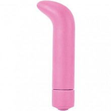 Женский вибратор для стимуляции точки G «Gee Pink», цвет розовый, Shots Toys SH-SHT185PNK, из материала Силикон, длина 10.5 см.