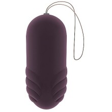 Виброяйцо с дистанционным пультом управления «Angel Purple», фиолетовое, SH-MJU006PUR, из материала Пластик АБС, коллекция MJUZE Infinity, длина 8 см., со скидкой
