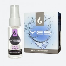 Интимный гель- лубрикант Yes Anal Warm, 30 мл, 4720 SIT, 30 мл.