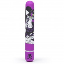Мультискоростной вагинальный вибратор «Tokidoki Purple Snake Woman», цвет фиолетовый, Tokidoki 65431, бренд Lovehoney, длина 18.5 см.