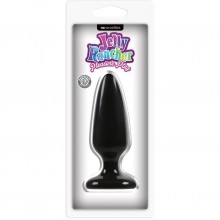 Jelly Rancher «Pleasure Plug - Medium - Black» анальная пробка черная, NSN-0450-33, длина 12.7 см., со скидкой