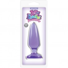 Jelly Rancher «Pleasure Plug - Medium - Purple» анальная пробка фиолетовая, из материала TPE, длина 12.7 см., со скидкой