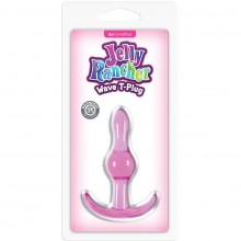 Jelly Rancher T-Plug - Wave - Pink     , NS Novelties NSN-0451-24,  9.7 .