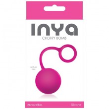 Вагинальный шарик Inya «Cherry Bomb - Pink», NSN-0550-14, бренд NS Novelties, из материала Силикон, цвет Розовый, длина 10.9 см.
