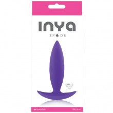 Анальная пробка Inya «Spades - Small - Purple», NSN-0551-15, бренд NS Novelties, из материала Силикон, длина 10.16 см.