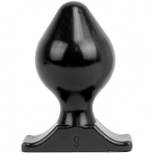 Анальная пробка большая «All Black», длина 17 см, диаметр 9 см, 115-AB73, бренд O-Products, цвет Черный, длина 17 см.