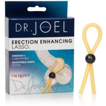 Лассо на пенис «Erection Enhancing Lasso» из серии Dr. Joel Kaplan, цвет желтый, California Exotic Novelties, SE-5651-00-3, бренд CalExotics, длина 12 см.