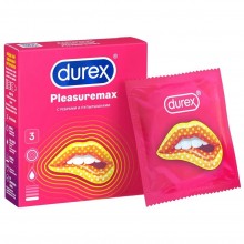 Презервативы «Durex N3 Pleasuremax» рельефные, 3 шт., со скидкой