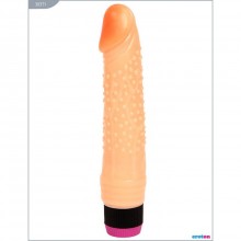 Вибратор с пупырышками для женщин «Deep Desire», цвет телесный, Eroticon 30371, бренд Eroton, длина 23 см., со скидкой