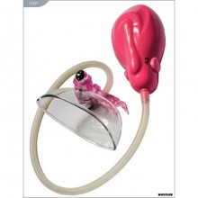 Клиторальная автоматическая помпа «Sex Fitness», цвет розовый, Hustler Toys 37017, длина 12.5 см., со скидкой