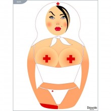 Матрешка «Медсестра», автомобильный ароматизатор, ваниль, 36015, бренд Diavolo, со скидкой