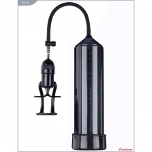 Помпа вакуумная «Eroticon Pump X3» с ручным насосом, цвет черный, 30470, длина 20.5 см.