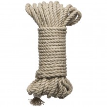 Веревка бондажная 9 метров «Kink-Bind & Tie-Hemp Bondage Rope», цвет бежевый, 2404-20, 9 м.