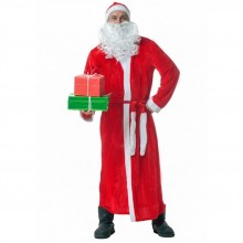 Костюм для ролевых игр «Настоящий Дед Мороз», цвет красный, размер OS XL, Le Frivole 03418, One Size XL