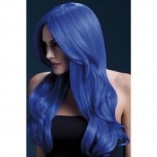 Шикарный густой парик, цвет синий, Fever 04124, длина 66 см.