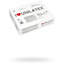 Ультратонкие презервативы Unilatex «Ultrathin» блок 144 шт, UL-3016, цвет Телесный, длина 19 см.