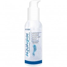 Вагинальная смазка «AQUAglide» на водной основе от компании JoyDivision, цвет прозрачный, объем 125 мл, 11896, 125 мл.