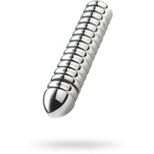 Аксессуар - фаллоимитатор для электростимуляции Mystim «Groovey George», цвет серебристый, DEL7811, из материала металл, длина 20 см.