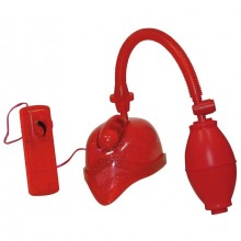 Помпа вагинальная с грушей «Vagina Sucker» от компании You 2 Toys, цвет красный, 5649150000, бренд Orion, длина 15 см.