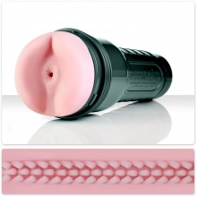 Мастурбатор с вибрацией в тубе «FleshJack G Pink Bottom Touch», цвет розовый, Fleshlight 17828, из материала Super Skin, длина 21 см.