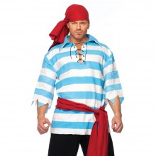 Карнавальный костюм пирата для мужчин, размер M/L, Leg Avenue LEG83663M/L, со скидкой