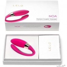 Вибростимулятор для пар премиум класса «Noa», цвет розовый, LELO LEL5829, длина 8.4 см.