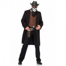 Костюм ковбоя-мертвеца «Reaper Cowboy», цвет черный, размер M/L, Leg Avenue LEG83698M/L