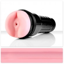 Мастурбатор-анус Fleshlight «Pink Butt Original», цвет розовый, E21519, из материала Super Skin, длина 25.5 см.