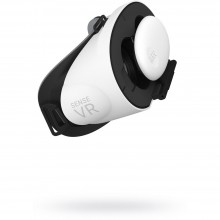 Виртуальные очки «Sense VR» - гарнитура к мастурбатору «Sensetube», цвет белый, SVR, бренд SenseMax Technology Limited, длина 19.5 см.