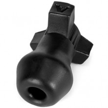Анальная боеголовка «Oxballs Ass Bomb Filler Plug Black S», цвет черный, Mister B MB790301, из материала Силикон, длина 7.5 см., со скидкой