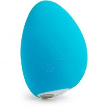 Клиторальный вибратор со смарт-управлением со смартфона We-Vibe «Wish», цвет голубой, E24637, из материала Силикон, длина 10.4 см.