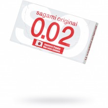 Презервативы «Sagami Original 0.02» гладкие, ультратонкие, упаковка 2 шт., из материала полиуретан, длина 19 см.