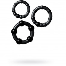 Набор колец «A-toys», цвет синий, ToyFa 769004-5, цвет черный